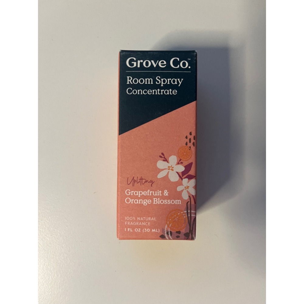 Grove Co Uplifting Grapefruit Orange Blossom Room Spray Concentrate 1 Fl Oz
